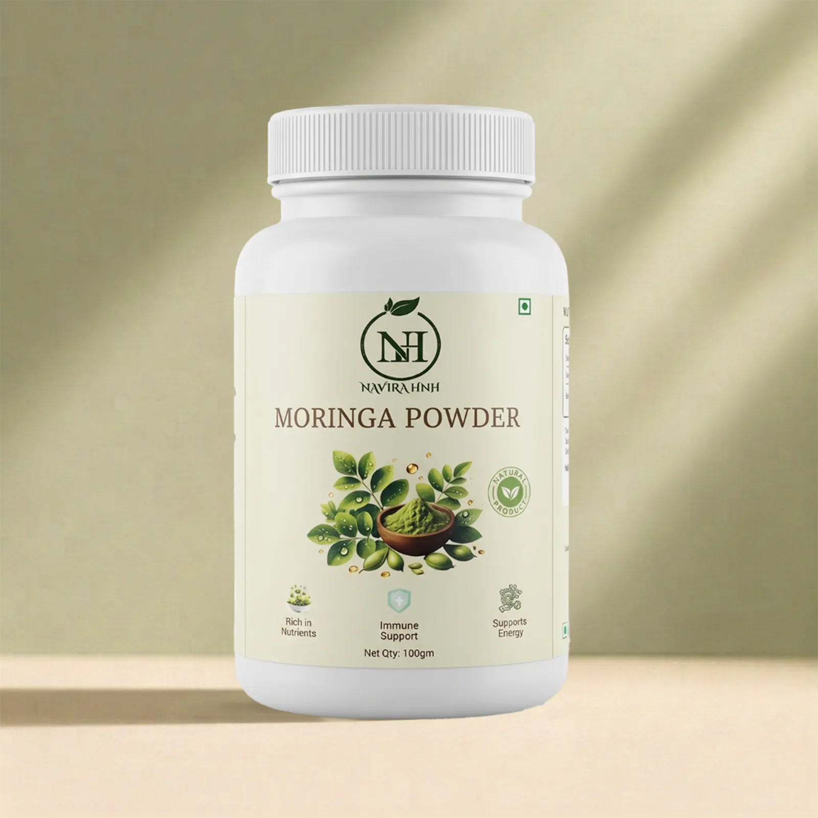 Moringa Powder | Pure Superfood Leaf Powder for Daily Energy, Immunity & Wellness